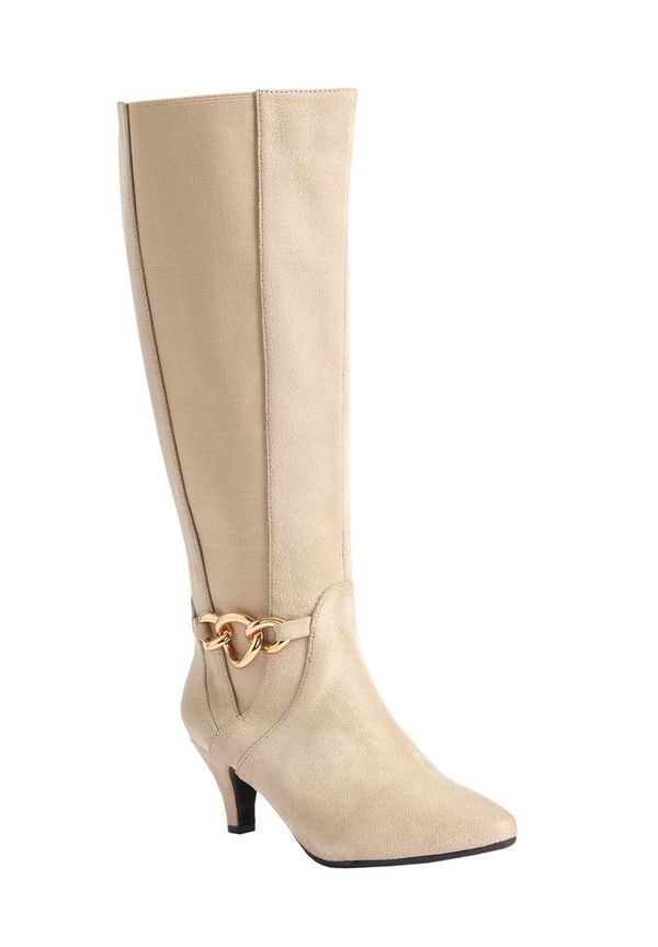 コンフォートビュー レディース シューズ ブーツ・レインブーツ Comfortview The Rosey Wide Calf Boot Winter White ホワイト