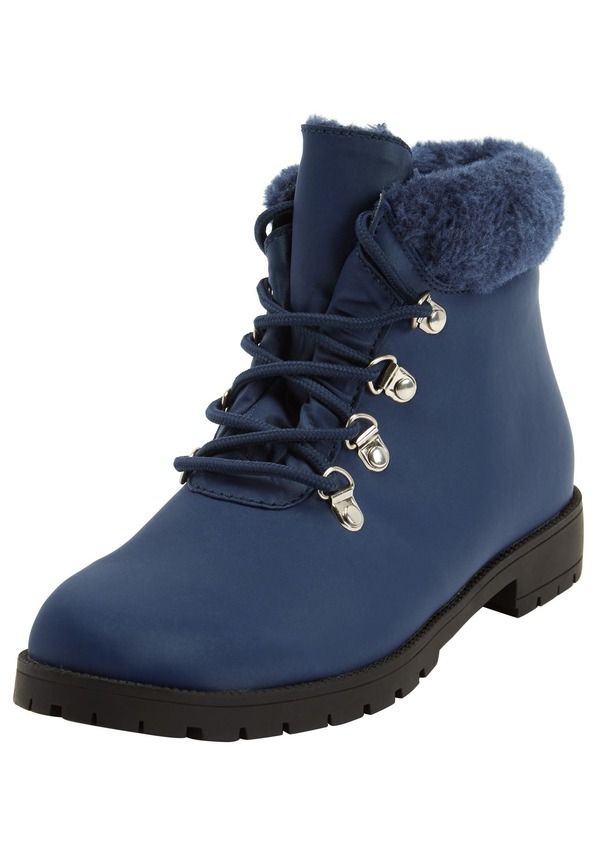 コンフォートビュー レディース シューズ ブーツ・レインブーツ Comfortview The Vylon Hiker Bootie Navy ネイビー