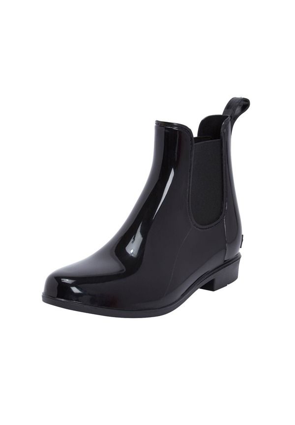 コンフォートビュー レディース シューズ ブーツ・レインブーツ Comfortview The Uma Rain Boot Black ブラック