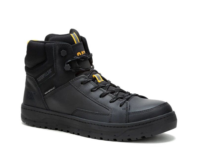 キャタピラー メンズ シューズ スニーカー Caterpillar Streamline Court Mid CT Work Sneaker Mens Black ブラック