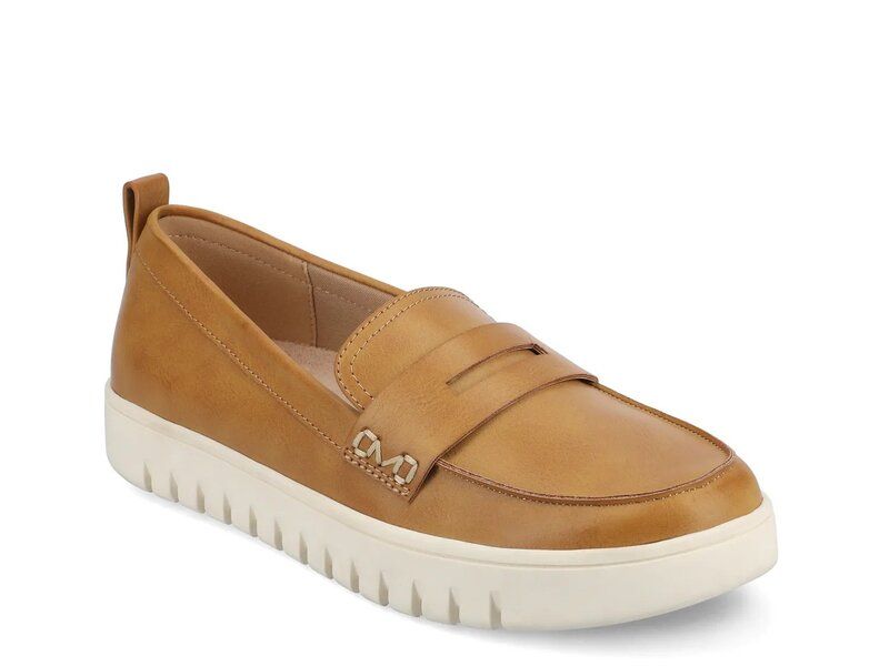 ジャーニー レディース シューズ スリッポン・ローファー Journee Tayla Loafer Cognac