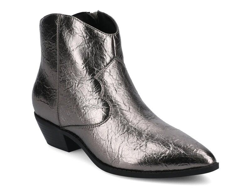 ジャーニー レディース シューズ ブーツ・レインブーツ Journee Taliah Bootie Pewter Metallic ピューター