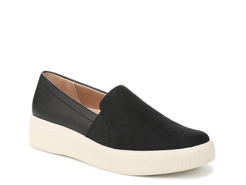 ライフストライド レディース シューズ スリッポン・ローファー スニーカー LifeStride Grandeur SlipOn Sneaker Black ブラック