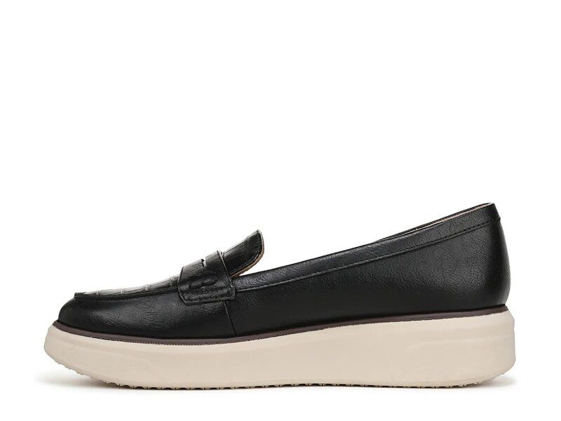 ライフストライド レディース シューズ スリッポン・ローファー プラットフォーム チェルシー ローファー LifeStride Chelsea Platform Loafer Black Croc P