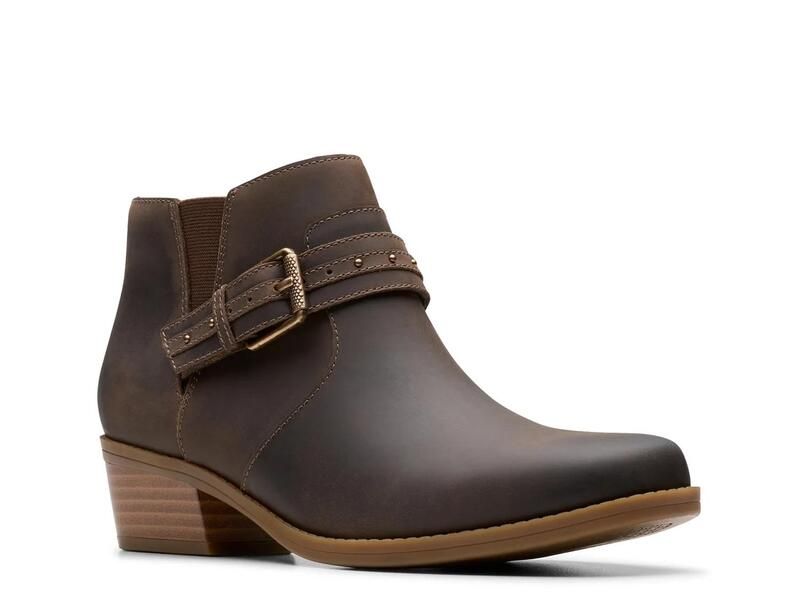 クラークス レディース シューズ ブーツ・レインブーツ ClarksDanyelle Wish Bootie Taupe Leather トープ