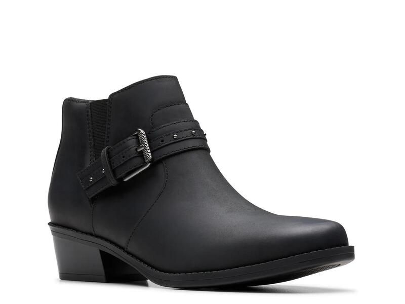 クラークス レディース シューズ ブーツ・レインブーツ ClarksDanyelle Wish Bootie Black ブラック