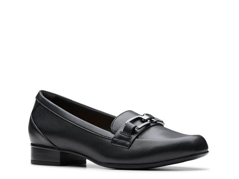 クラークス レディース シューズ スリッポン・ローファー Clarks Juliet Echo Loafer Black ブラック