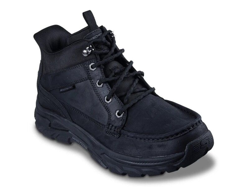 スケッチャーズ メンズ シューズ ブーツ・レインブーツ リラックスフィット ブーツ Skechers SlipIns Relaxed Fit Respected 20 Hagler Boot Mens