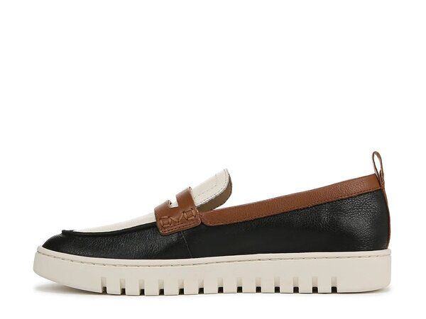バイオニック レディース シューズ スリッポン・ローファー Vionic Uptown Penny Loafer Black Multicolor Leather ブラック