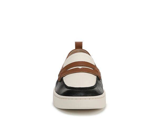 バイオニック レディース シューズ スリッポン・ローファー Vionic Uptown Penny Loafer Black Multicolor Leather ブラック