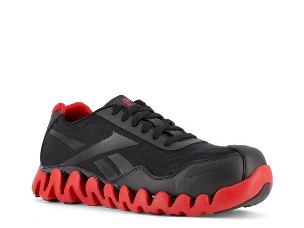 リーボック メンズ シューズ スニーカー Reebok Work Zip Pulse Safety Toe Work Sneaker Mens Red レッド