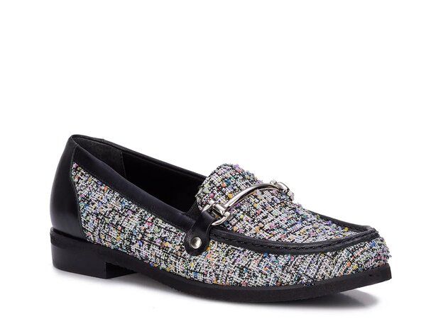 ロスハンマーソン レディース シューズ スリッポン・ローファー Ros Hommerson Wren Loafer BlackMulticolor Tweed ブラック