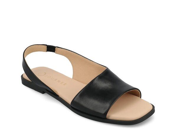 ジャーニー レディース シューズ サンダル Journee Brinsley Sandal Black Matte ブラック