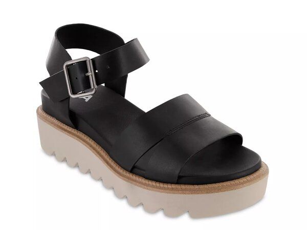 ミア レディース シューズ サンダル Mia Jovie Wedge Sandal Black ブラック