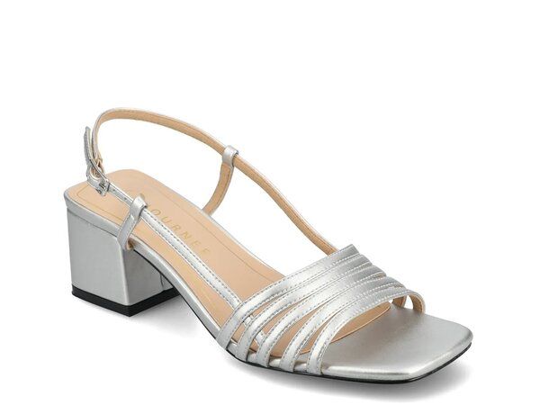 ジャーニー レディース シューズ サンダル Journee Shayana Sandal Silver Metallic シルバー