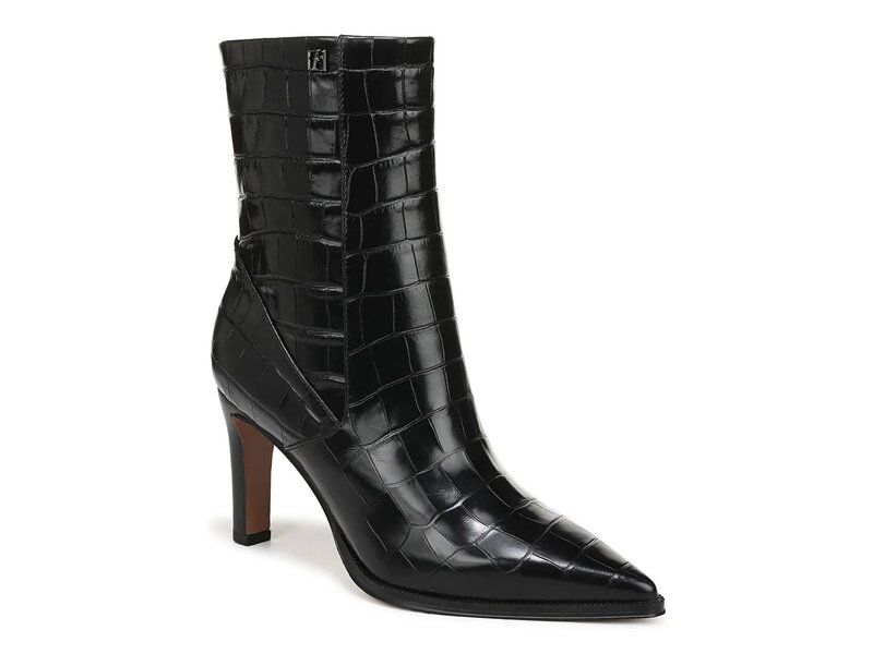 フランコサルト レディース シューズ ブーツ・レインブーツ Franco Sarto Appia Bootie Black Croc Print ブラック