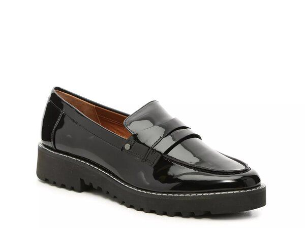 フランコサルト レディース シューズ スリッポン・ローファー Franco Sarto Cassandra Penny Loafer Black ブラック
