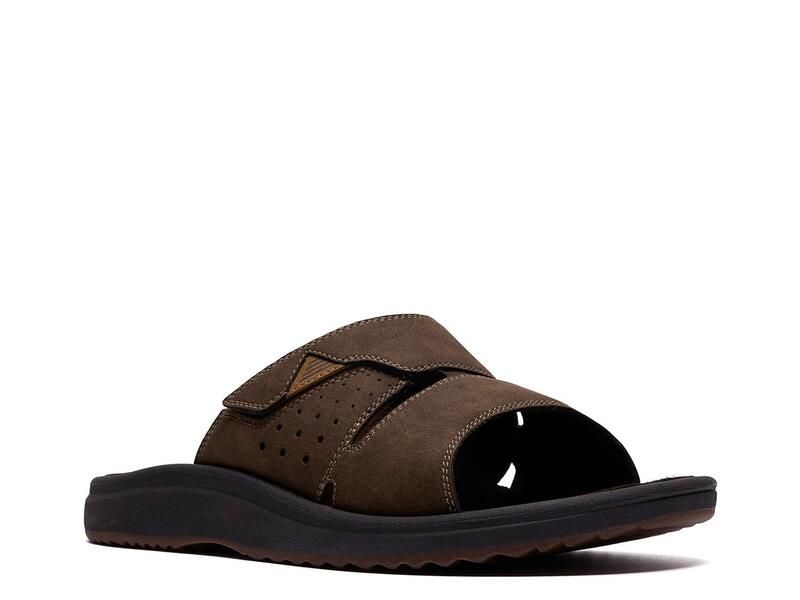クラークス メンズ シューズ サンダル Clarks Cloudsteppers Breeze Slide Sandal Mens Dark Brown ブラウン