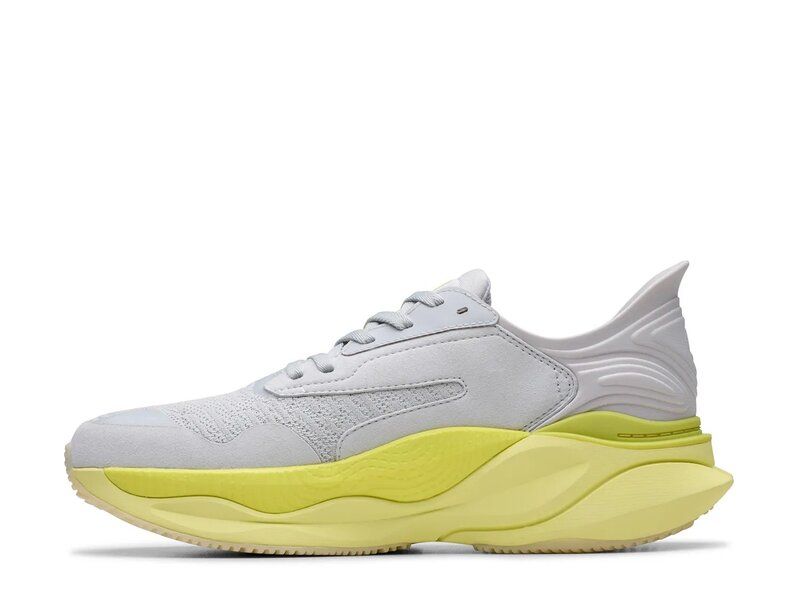 クラークス メンズ シューズ スニーカー Clarks Pace Sneaker BlueLime Green ブルー