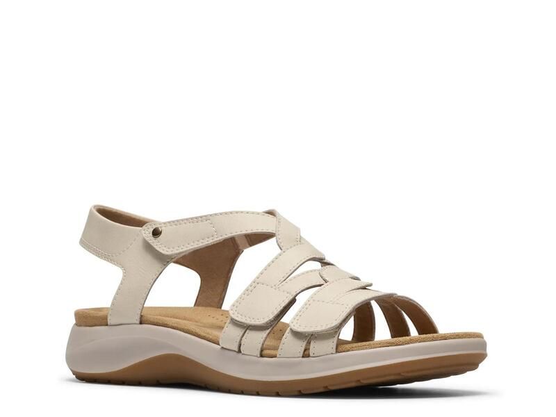 クラークス レディース シューズ サンダル Clarks Maelynn Paige Sandal Off White オフホワイト