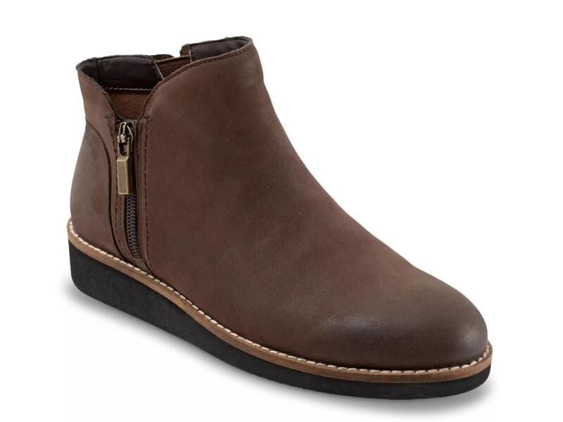 ソフトウォーク レディース シューズ ブーツ・レインブーツ Softwalk Wesley Bootie Dark Brown ブラウン