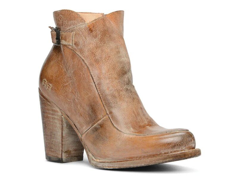 ベッドステュ レディース シューズ ブーツ・レインブーツ Bed Stu Isla Bootie Womens Rustic Tan Leather タン