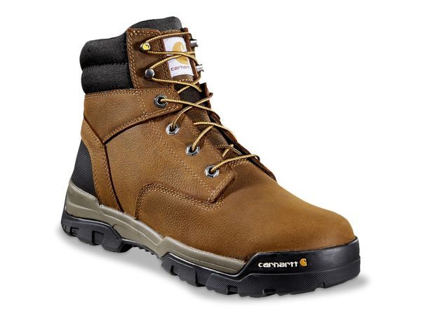 カーハート メンズ シューズ ブーツ・レインブーツ Carhartt Ground Force 6IN Composite Toe Work Boot Dark Brown ブラウン