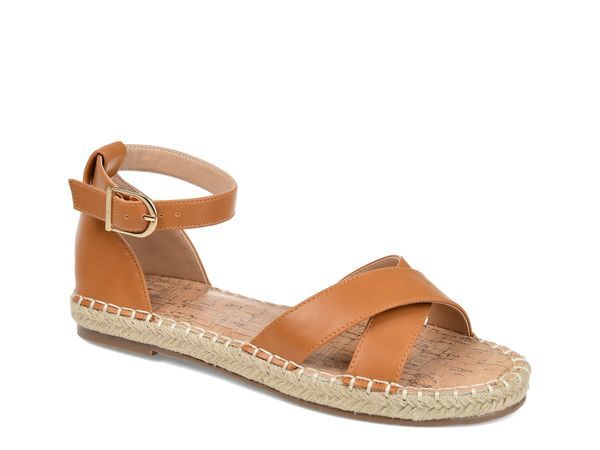 ジュルネ コレクション レディース シューズ サンダル Journee Collection Lyddia Espadrille Sandal Brown ブラウン