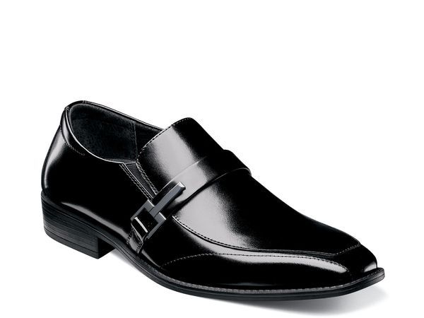 ステイシーアダムス メンズ シューズ スリッポン・ローファー Stacy Adams Abram Loafer Black ブラック