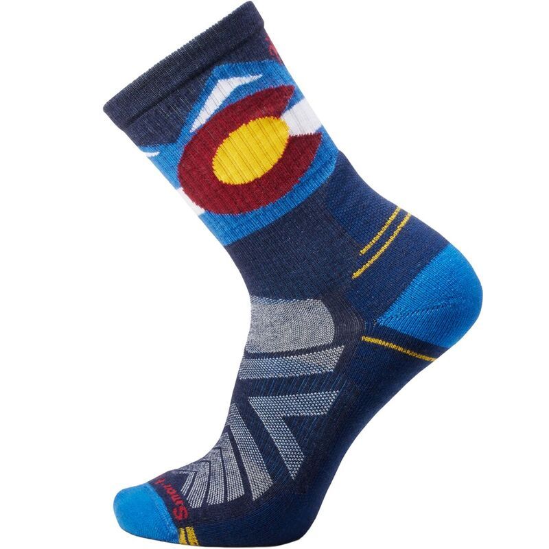 スマートウール メンズ アンダーウェア 靴下 Smartwool Hike Light Cushion Colorado Crew Sock Laguna Blue ブルー