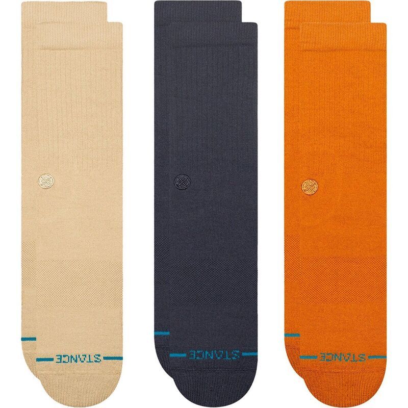 スタンス メンズ アンダーウェア 靴下 Stance Icon Sock 3Pack Mensand サンド