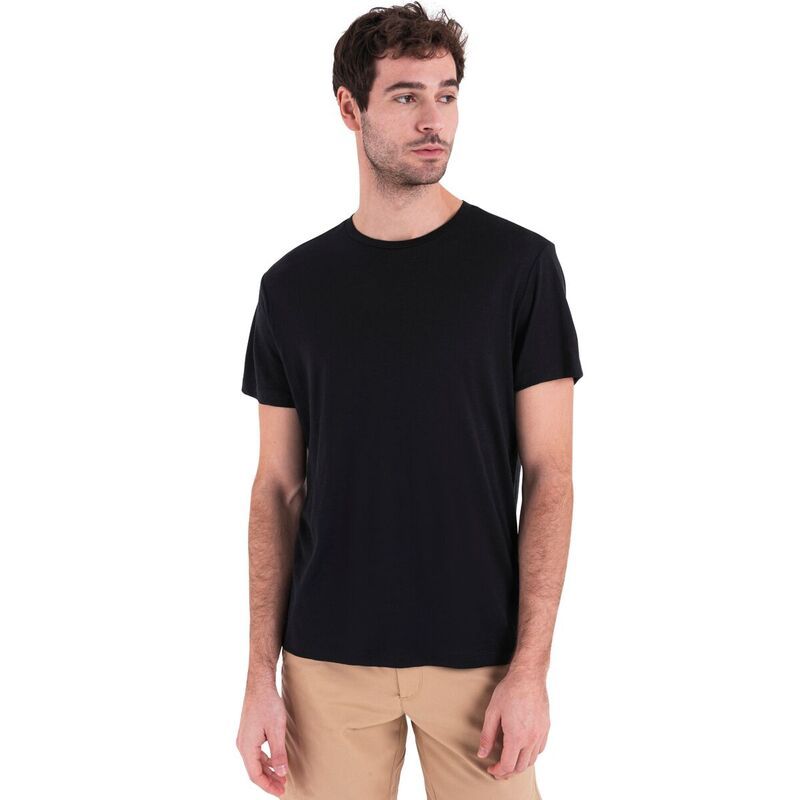 アイスブレーカー メンズ トップス シャツ Tシャツ Icebreaker Merino 150 Tech Lite TShirt Mens Black ブラック