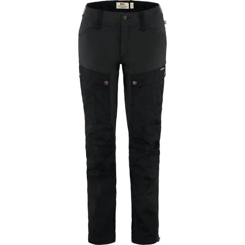 フェールラーベン レディース ボトムス カジュアルパンツ Fjallraven Keb Curved Trouser Womens Black ブラック