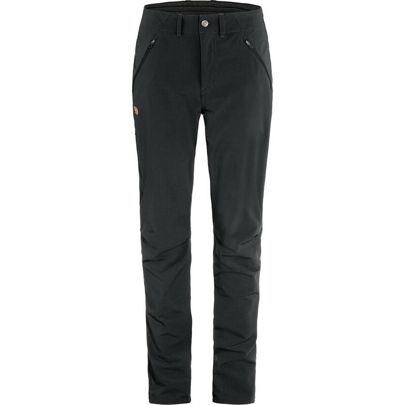フェールラーベン レディース ボトムス カジュアルパンツ Fjallraven Abisko Trail Stretch Trousers Womens Black ブラック