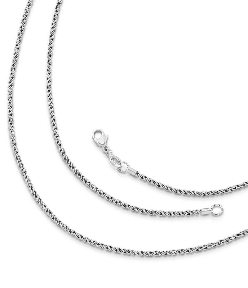 ジェームズ エイヴリー レディース アクセサリー ネックレス・チョーカー James Avery Reverse Rope Chain Sterling Silver シルバー