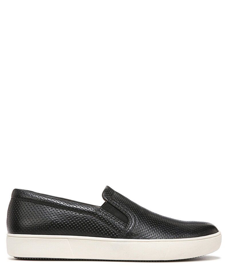 ナチュライザー レディース シューズ スニーカー レザー Naturalizer Marianne Perforated Leather Slip On Sneakers Black ブラック
