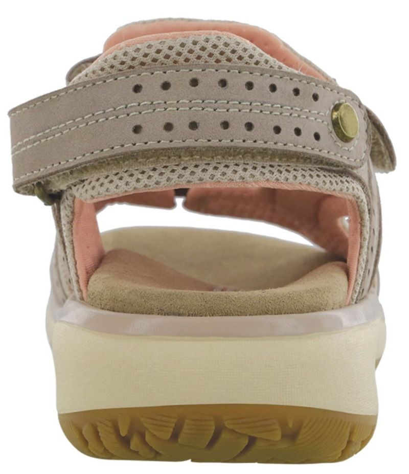 サス レディース シューズ サンダル レザー ヒール SAS Embark Leather Heel Strap Sport Sandals Taupe トープ