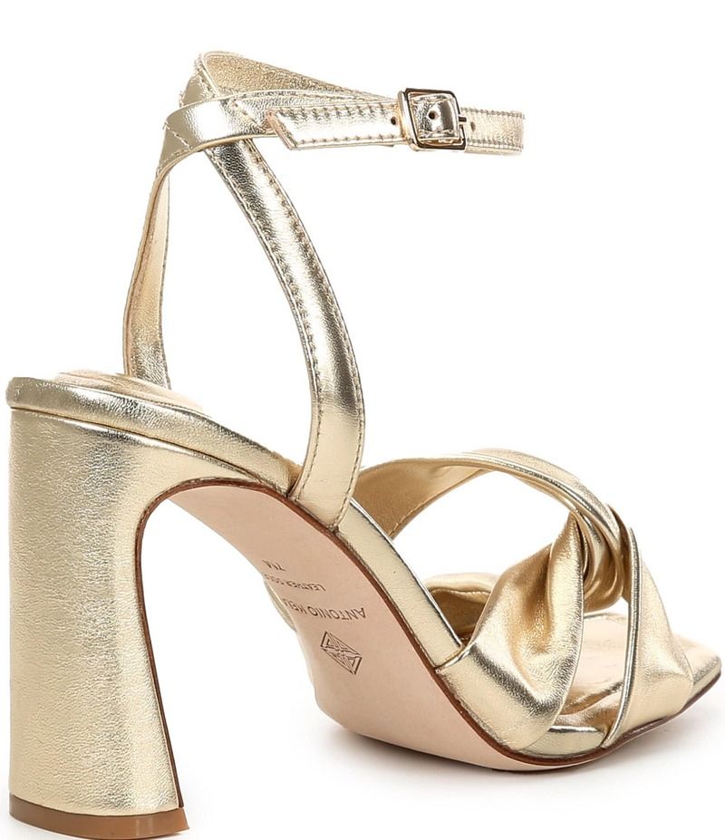アントニオ メラーニ レディース シューズ サンダル レザー Antonio Melanikki Leather Twistedressandals Glimmer Gold ゴールド