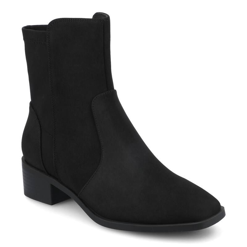 ジャーニー レディース シューズ ブーツ・レインブーツ チェルシー アンクル ヒール Journee Renna Womens Pointed Toe Block Heel Chelseankle B