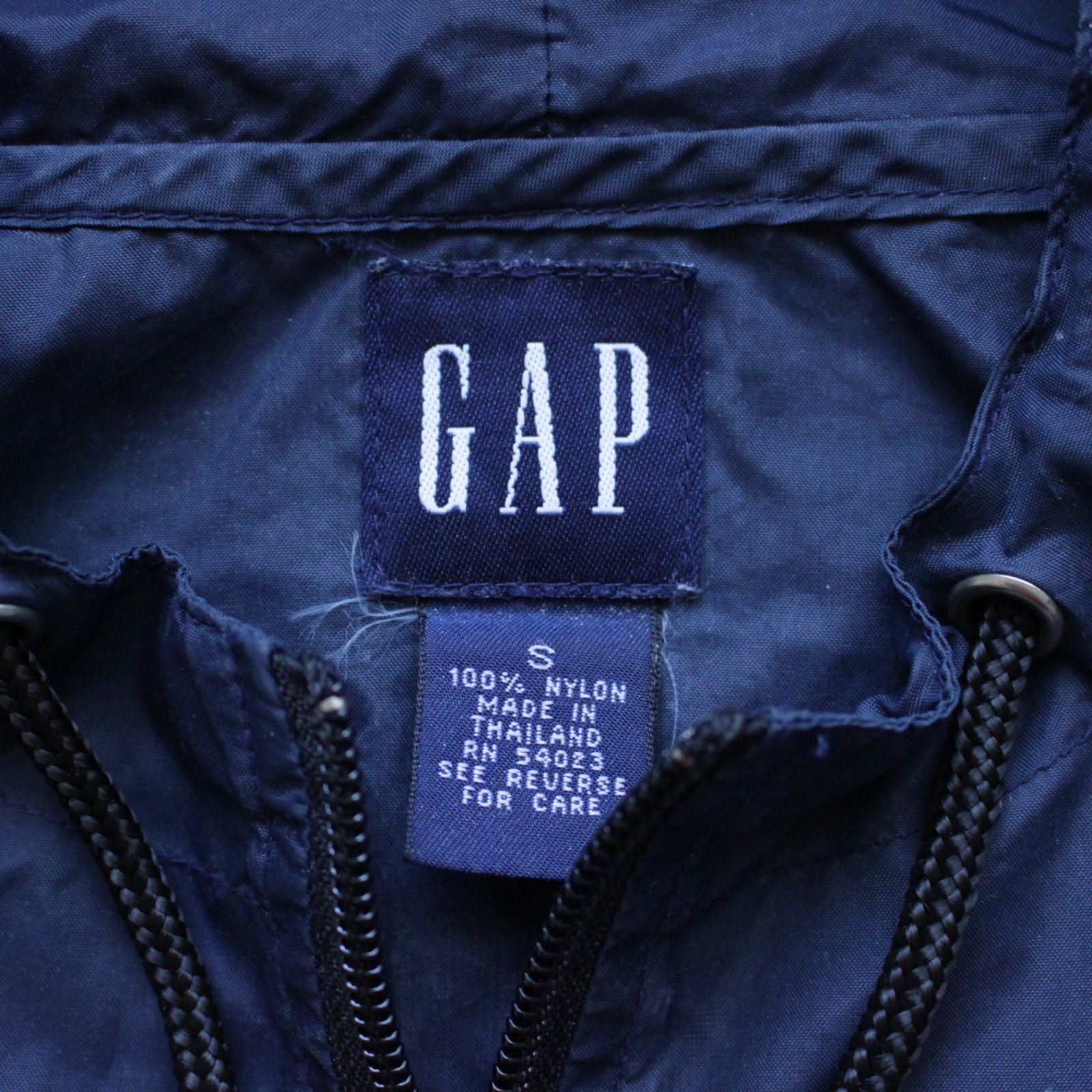 90s OLD GAP アノラックパーカー S ネイビー - メルカリ