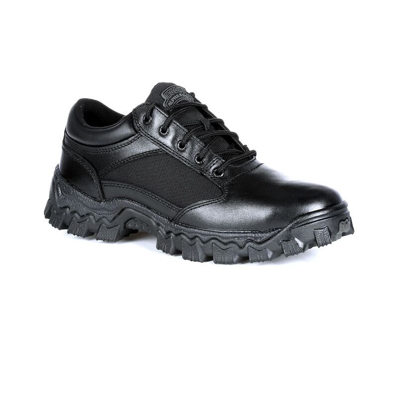 ロッキー メンズ シューズ オックスフォード Rocky AlphaForce Mens Oxford WaterResistant Utility Shoes Black ブラック