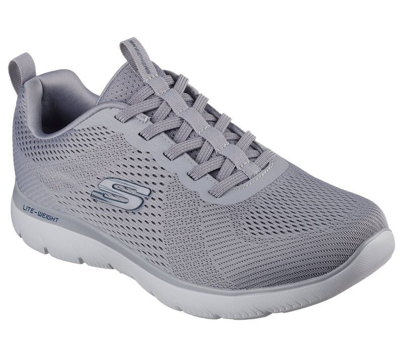 スケッチャーズ メンズ シューズ スニーカー Skechersummits Eckler Mensneakers Gray Navy グレー