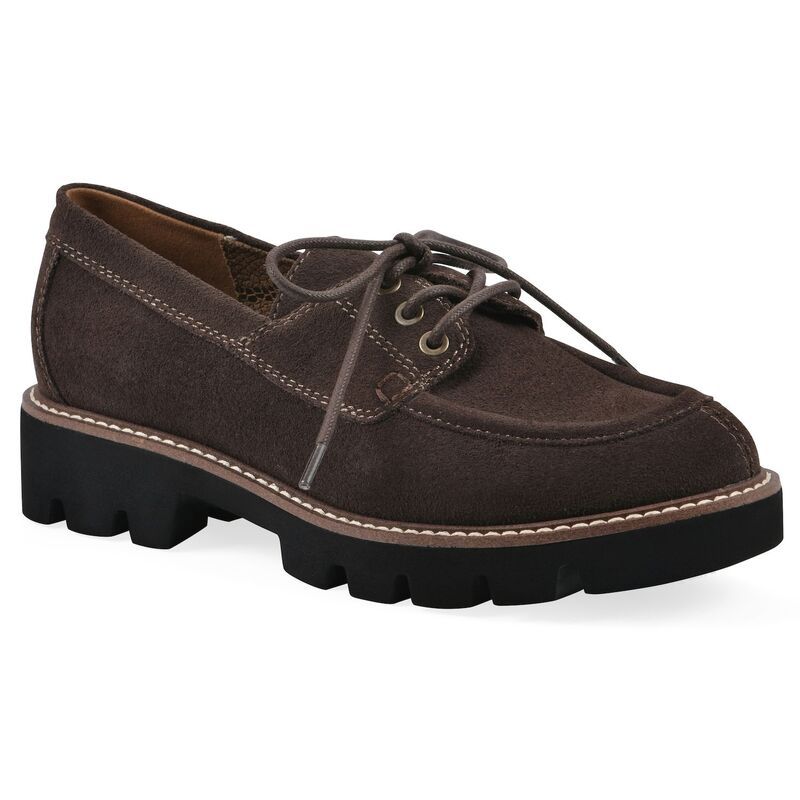 ホワイトマウンテン レディース シューズ スリッポン・ローファー White Mountain Gino Womens Lug Sole Loafers Coco Brown Suede ブラウン