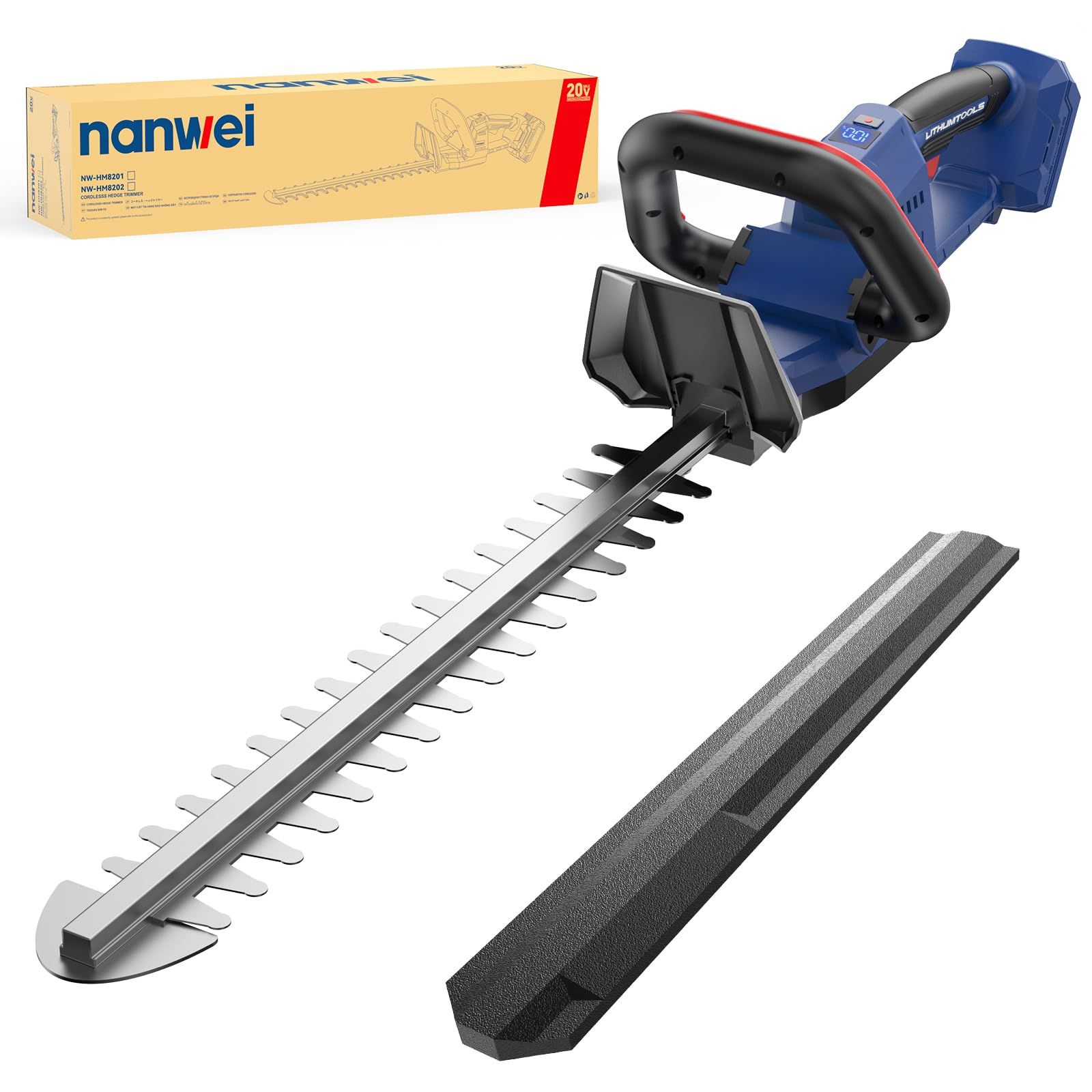 ☆新品☆NANWEI ヘッジトリマー 充電式 電動ヘッジトリマー マキタ18Vバッテリー対応可能 有効刈り込み幅480mm 切断径18mm 両刃駆動 ブラシレスモーター 高速往復刈り コードレス電動トリマー ガーデントリマー 生け垣トリマー d7c65645 9,210円