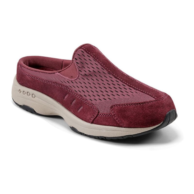 イージースピリット レディース シューズ スニーカー Easy Spiritraveltime Womens Fashion Mules Burgundy バーガンディ