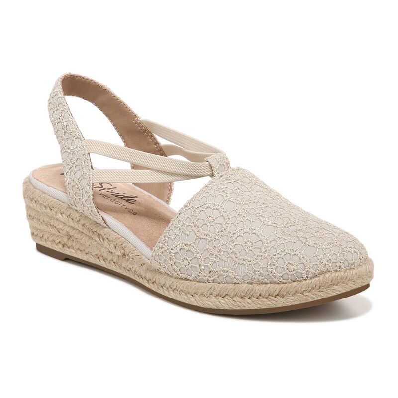 ライフストライド レディース シューズ サンダル LifeStride Katrina 2 Womens Espadrille Wedges Beige Floral ベージュ
