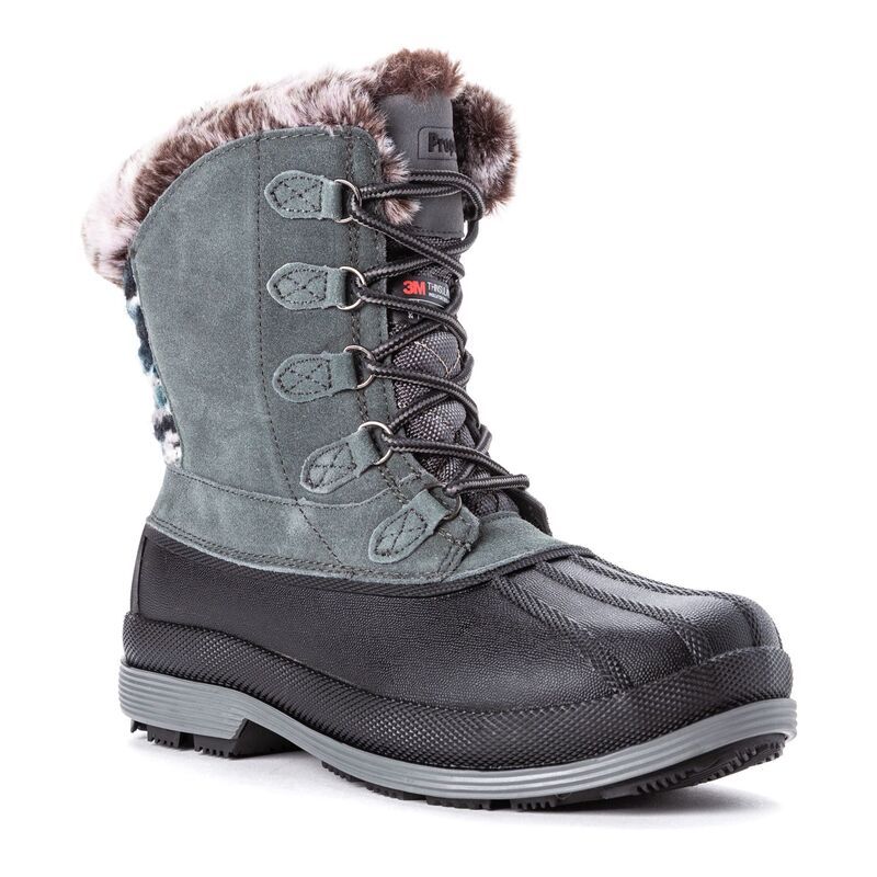 プロペット レディース シューズ ブーツ・レインブーツ トール Propet Lumi Tall Womens Winter Boots Gray グレー 26,864円