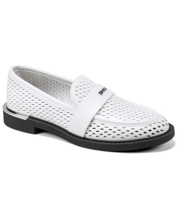 ダナ キャラン ニューヨーク レディース シューズ スリッポン・ローファー DKNY Womens Rezzi SlipOn Loafers White ホワイト