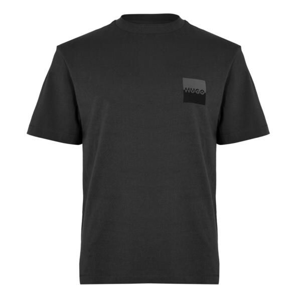 フューゴ メンズ トップス ポロシャツ Hugo Mens Dusplito Short Sleeve Polo Shirt Black ブラック