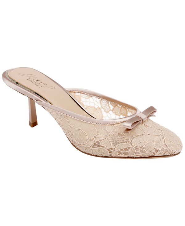 ジュウェルダグレイミシュカ レディース シューズ スリッポン・ローファー Jewel Badgley Mischka Womens Elliott SlipOn Evening Mule Dark N